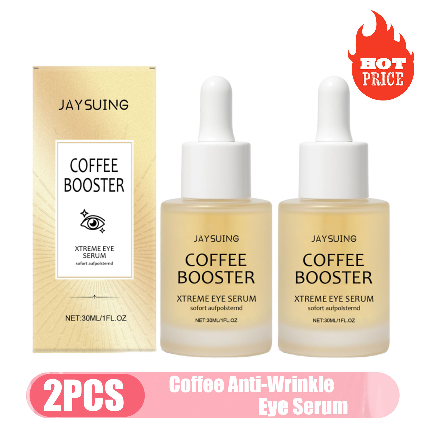 Hyaluronic Acid Serum - Serum Mata Asam Hyaluronik Kopi Memudarkan