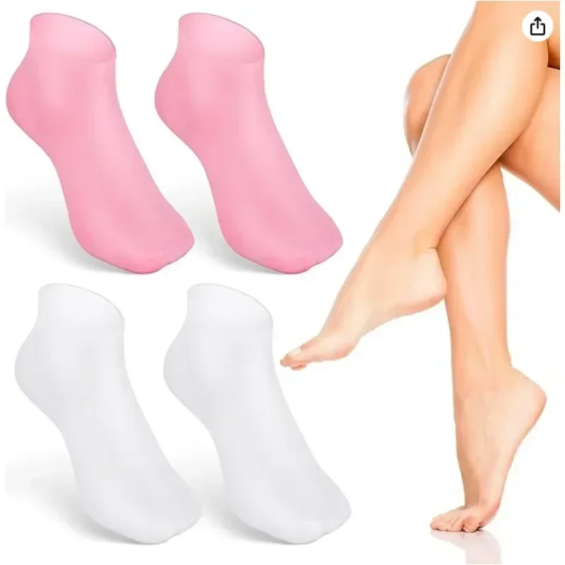 Aha Bha Exfoliant - 1 pasang silikon kaus kaki pelembap
