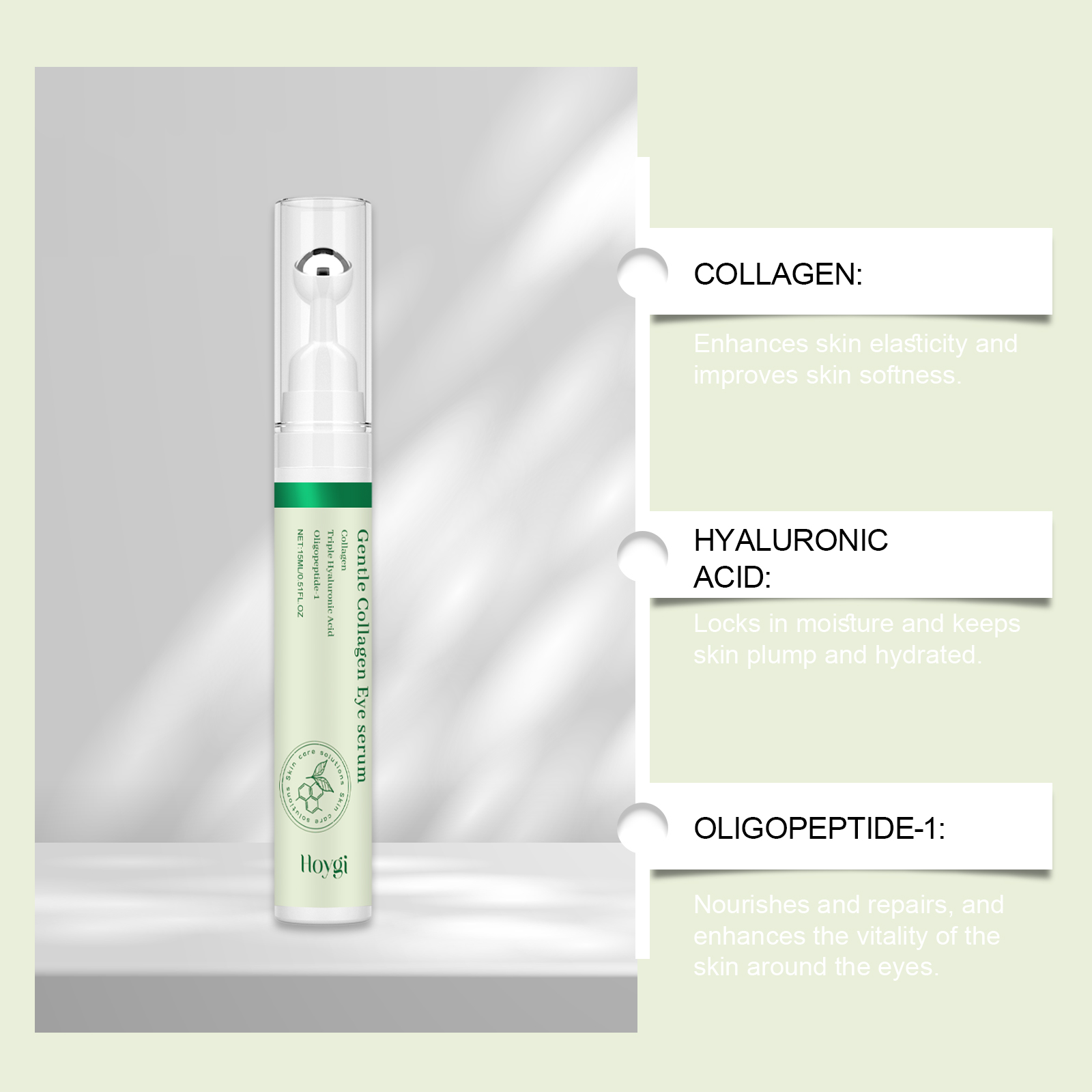 Serum Mata Kolagen HOYGI Anti  - Hyaluronic Acid Serum ulasan dan harga
