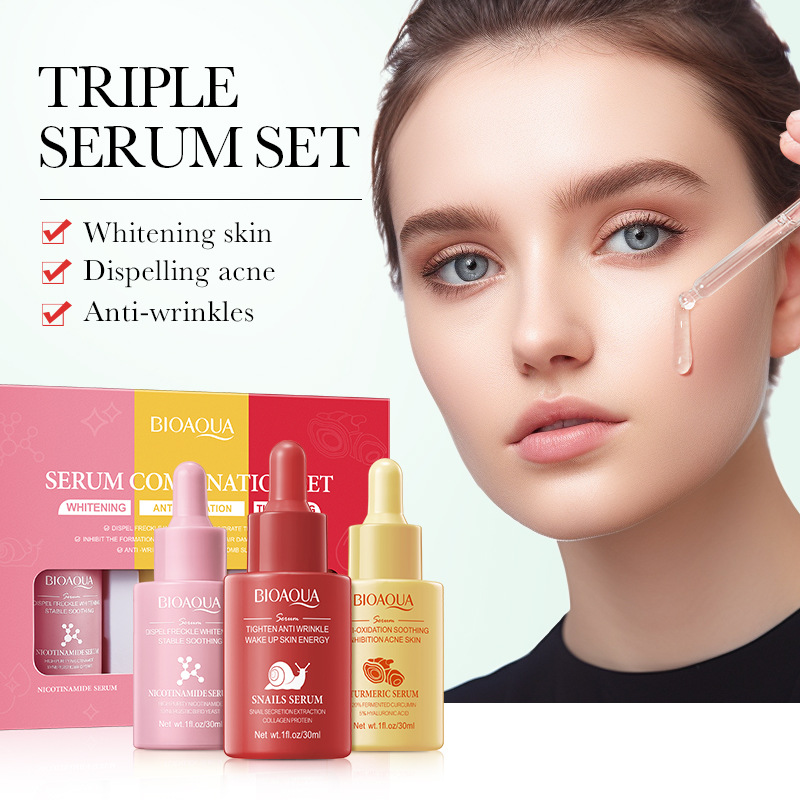 BIOAQUA Vitamin C Retinol, set - Hyaluronic Acid Serum ulasan dan harga