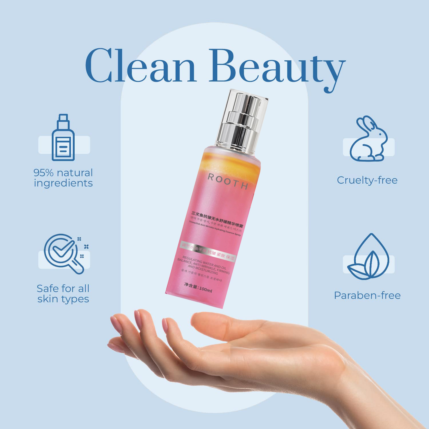 Semprotan Serum Wajah Asam Hia - Hyaluronic Acid Serum ulasan dan harga
