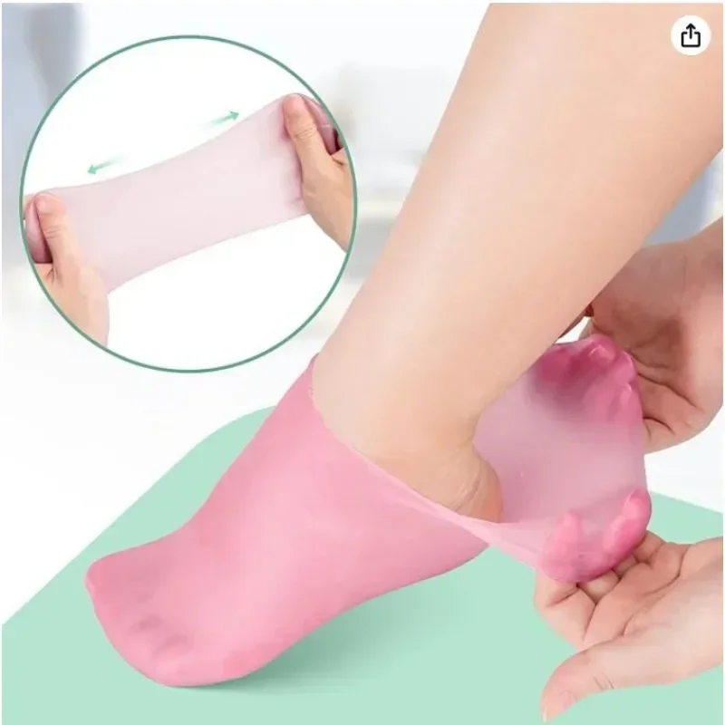 1 pasang silikon kaus kaki pel - Aha Bha Exfoliant ulasan dan harga