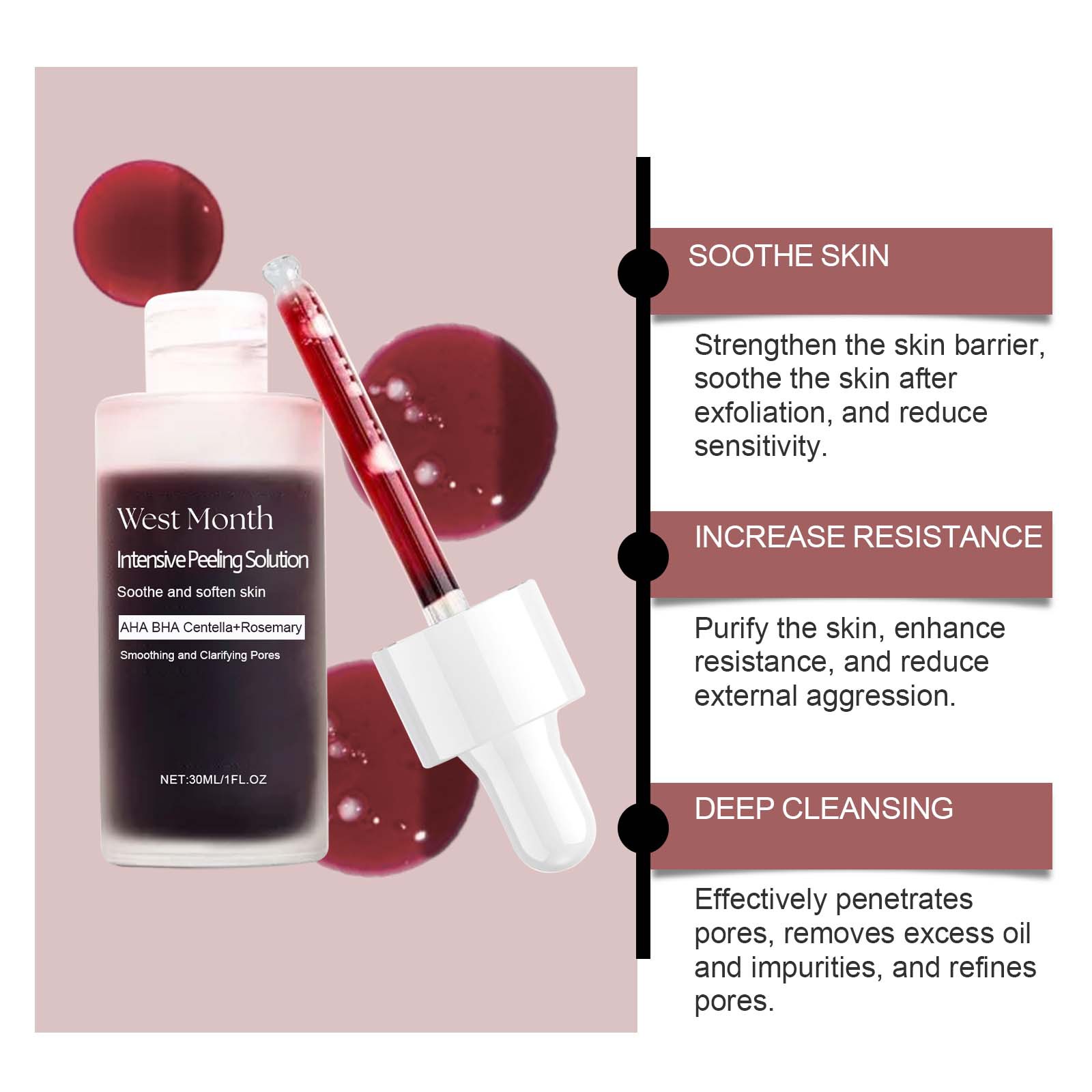 Serum Wajah Anti Jerawat, Seru - Aha Bha Exfoliant ulasan dan harga
